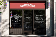 38 Barbershop Saloon Branding Mockup, an Advertising Mockup by Vitora Mockup (Thumbnail 13 of 13)