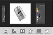 Soda Can Mockup PSD, a Product Mockup by Bruno's Shop (Thumbnail 3 of 4)