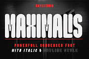 Maximalis, a Sans Serif Font by Say Studio (Thumbnail 1 of 13)