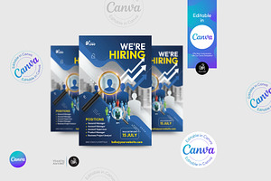 Hiring Flyer Template, a Flyer Template by Aam360