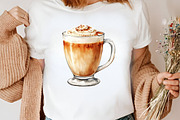 Thanksgiving Coffee Latte Clipart, an Illustration by Canvas Craft (Thumbnail 7 of 8)