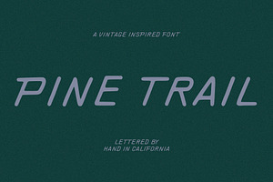 Pine Trail | Vintage Inspired Font