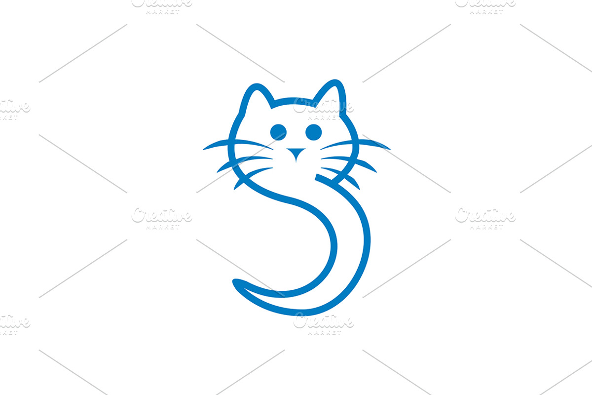 20 Logo Cat Templates Bundle, a Branding & Logo Template by Friendesigns (Photo 16 of 21)