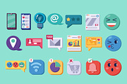 Social Media Icons Illustration Set, a Templates & Theme by studiogstock (Thumbnail 2 of 2)