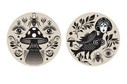 Mystic symbols & signs, a Decorative Illustration by lenlis (Thumbnail 8 of 14)