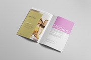 A4 Bifold Brochure Mockup, an Advertising Mockup by Tahtagraphic (Thumbnail 3 of 9)