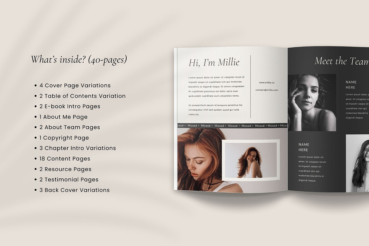 MOSSE Coach Ebook Template CANVA, a Design Template by BoldNStudio (Photo 2 of 10)