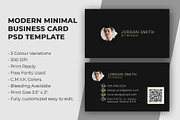 Modern Minimal Business Card, a Business Card Template by Saman Osama (Thumbnail 2 of 4)