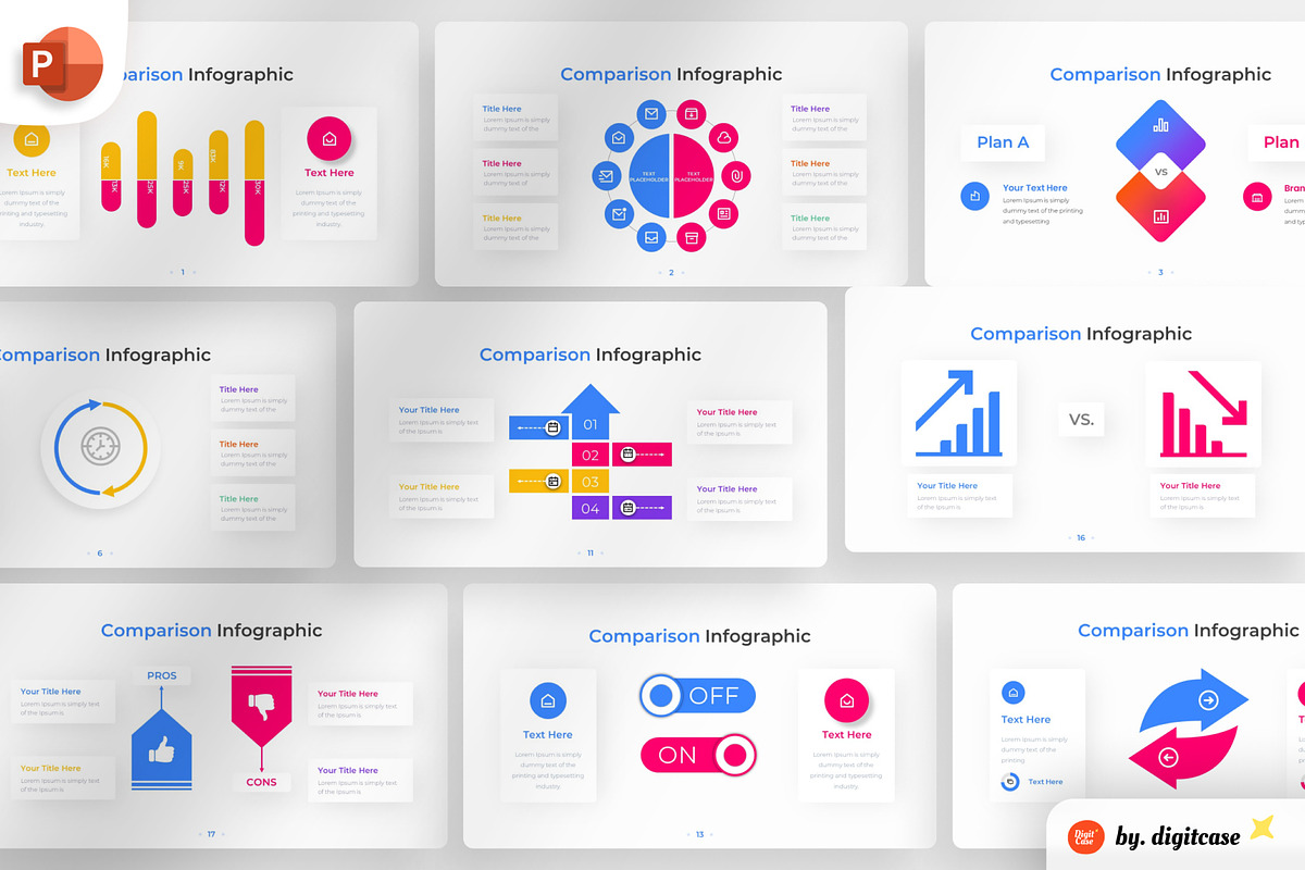 Comparison PowerPoint - Infographic Template