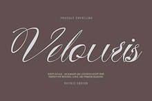 Velouris Script Wedding Calligraphy