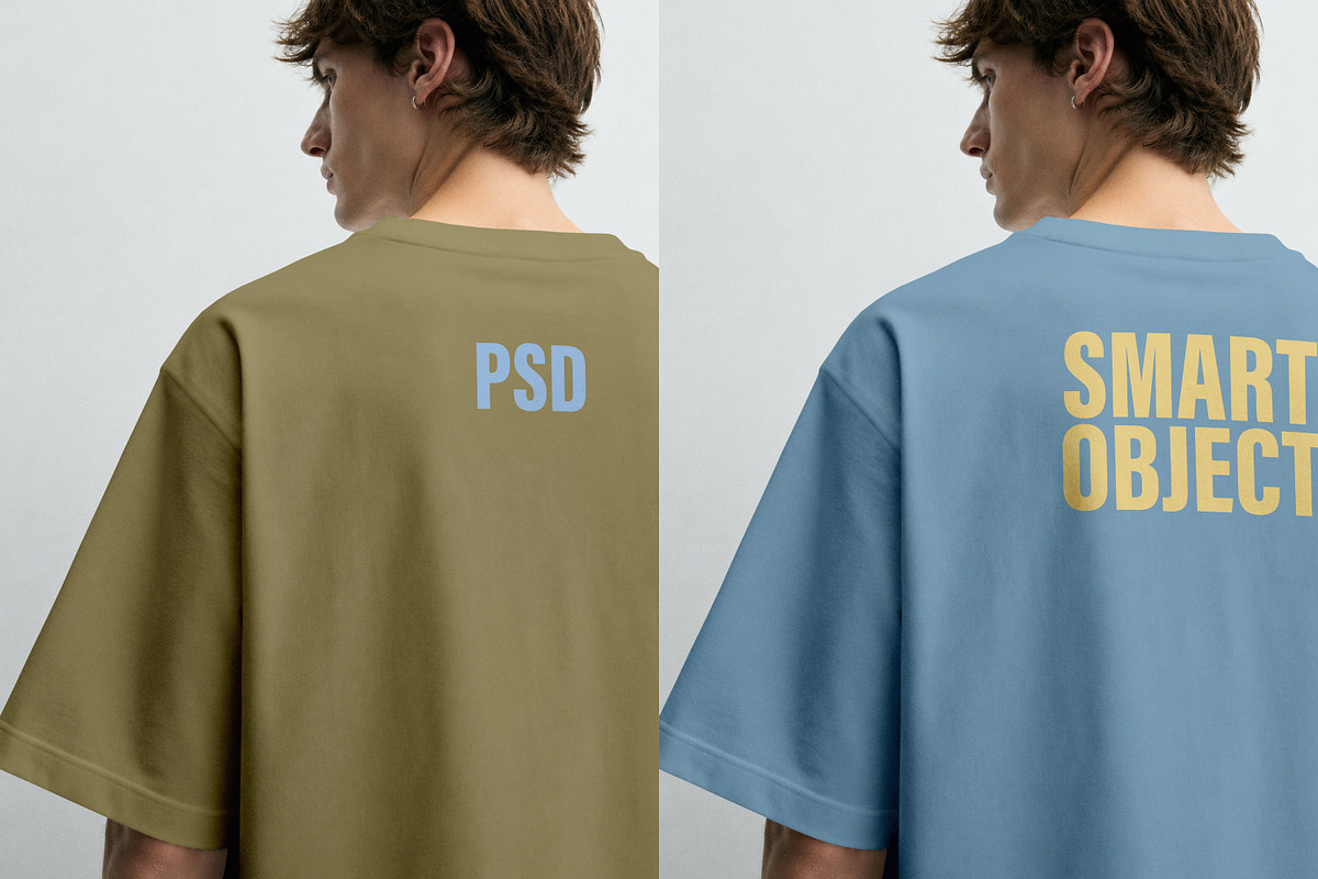 T-Shirt Mockup PSD - Back Close-Up, a Shirt Mockup by Rymden_Fl (Photo 4 of 6)