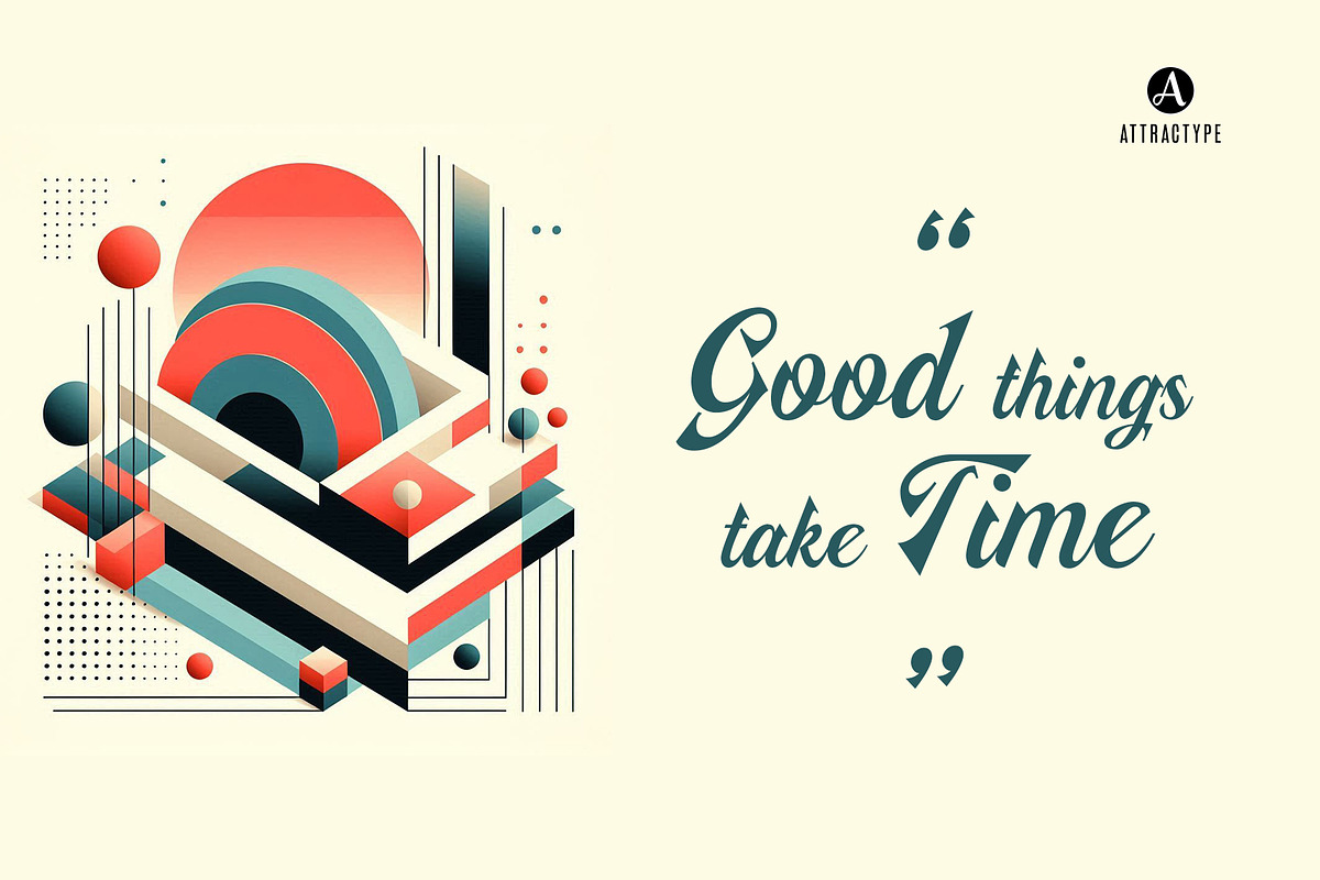 Retrocast - Retro script typeface, a Script Font by Attractype (Photo 2 of 6)