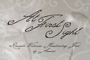 At First Sight Vintage Script Font, a Script Font by AnMark