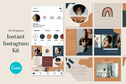 Instant Instagram Kit for Canva, a Social Media Template by Candor Creative (Thumbnail 1 of 6)