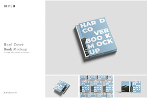 Hard Cover Book Mockup