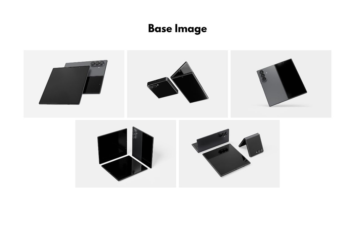 Smartphone Z Fold & Flip 7 Mockup, an Android Mockup by DSNA Mockup (Photo 13 of 13)
