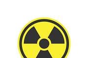 Radiation symbol, a Solid Icon by motorama (Thumbnail 1 of 2)