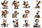 Whimsical Winter Clipart, an Illustration by OK Design (Thumbnail 2 of 6)