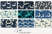 70 sea monster seamless pattern, a Pattern Graphic by Poppy Lane Studio (Thumbnail 3 of 10)