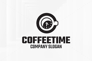 Coffee Time Logo Template