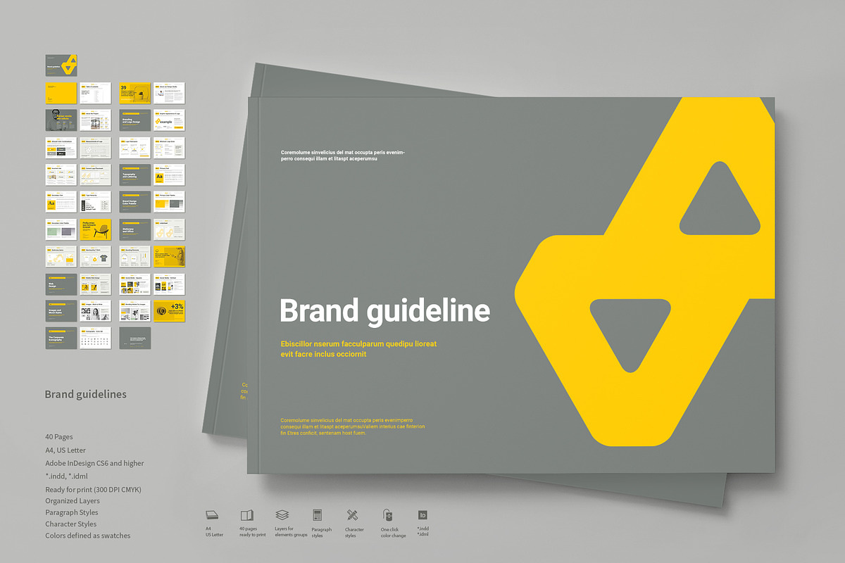 Brand Guidelines, a Brochure Template by TypoEdition (Photo 1 of 5)