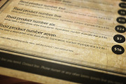 Elegant Food Rustic Menu 3, a Brochure Template by Luuqas Design (Thumbnail 1 of 8)