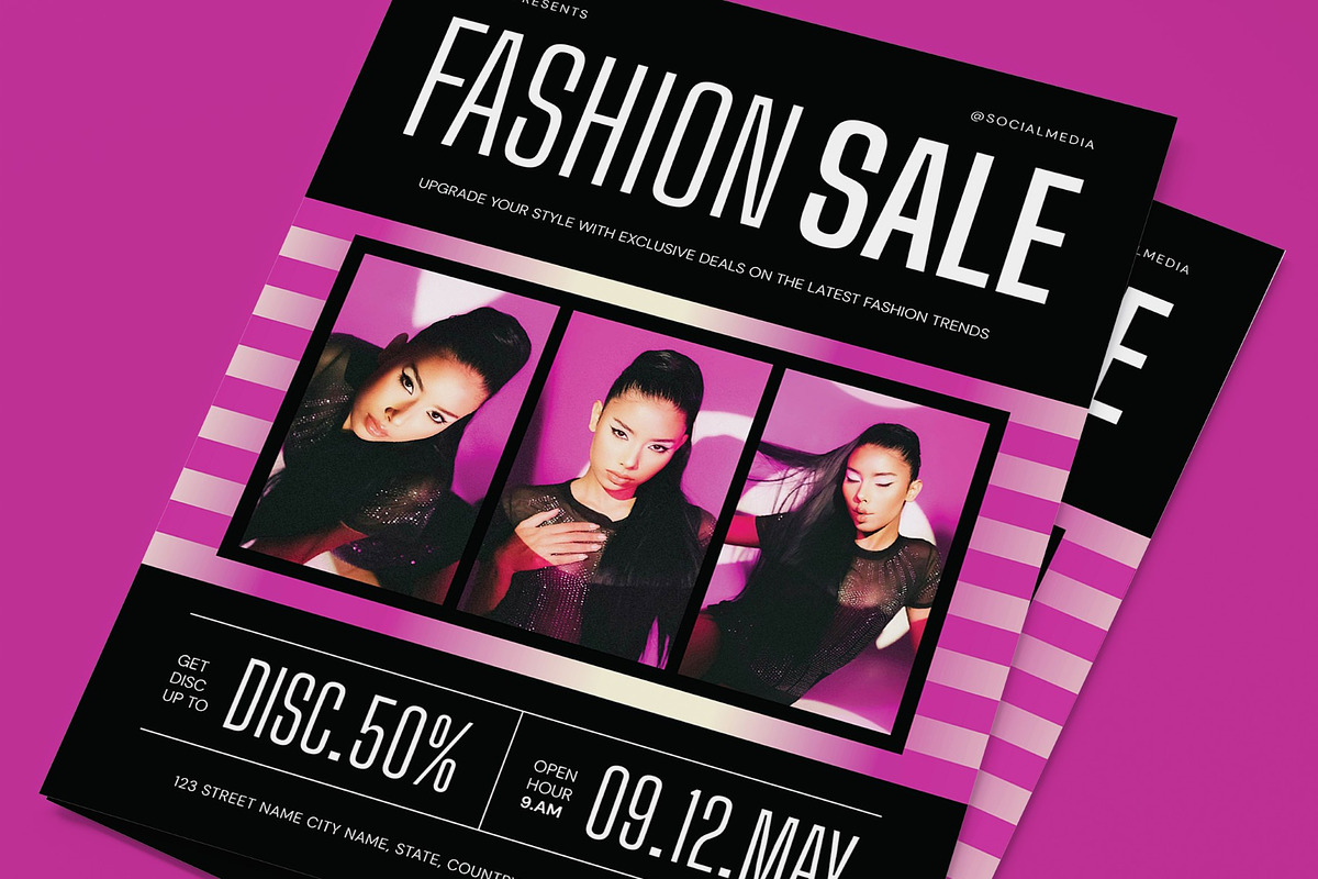Fashion Sale Flyer, a Flyer Template by graphicook (Photo 2 of 3)
