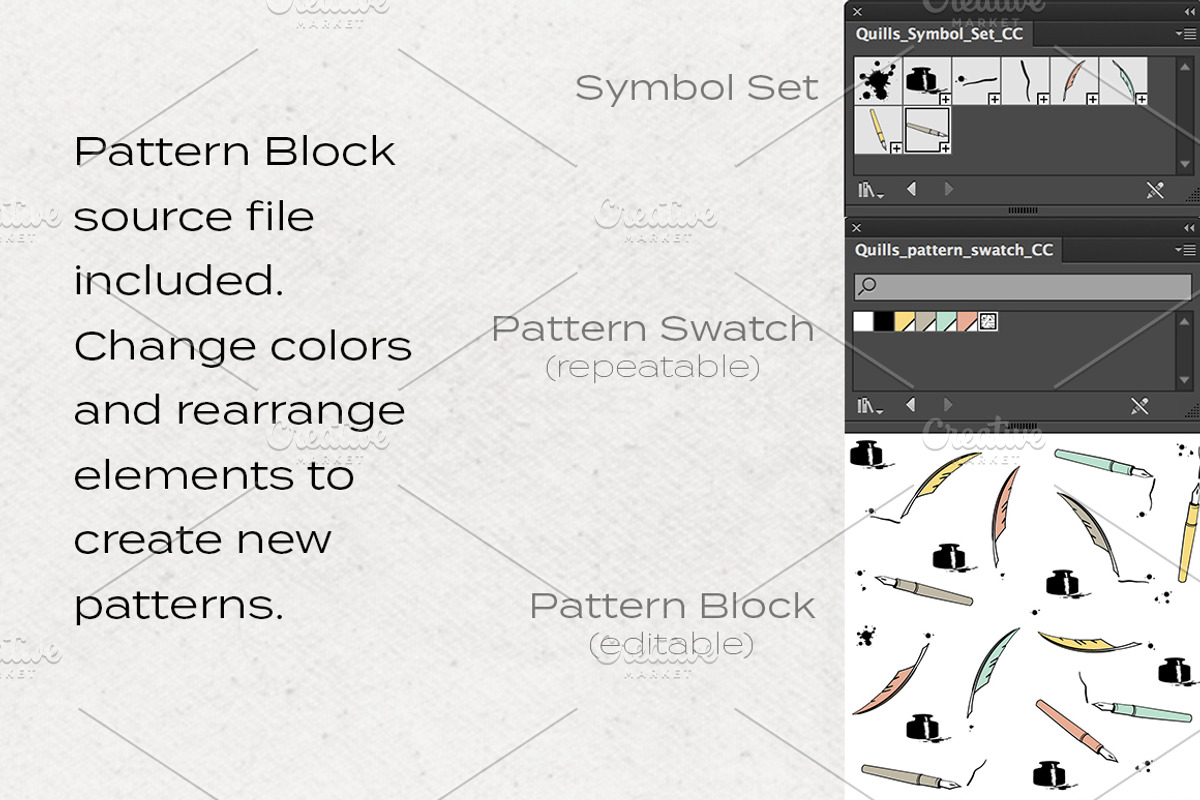 Vector Quill Set, a Graphic by Dandylyon Designs (Photo 3 of 5)