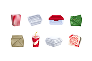Food Packaging Collection, an Object Illustration by Deemak Daksina (Thumbnail 1 of 3)