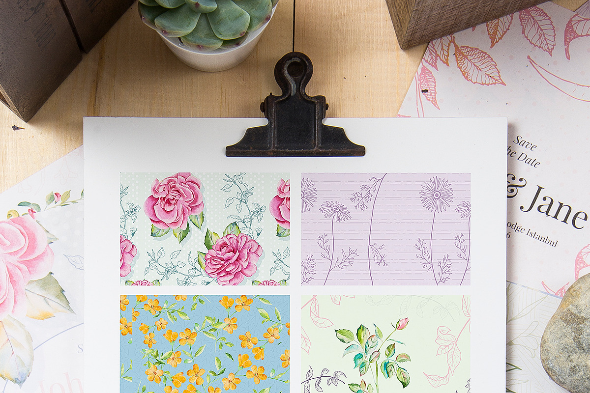 Floral Graphics Pack, an Illustration by emine (Photo 7 of 7)