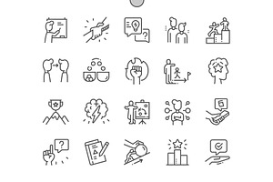 Mentoring Line Icons