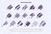 PROCREATE CREATIVE BRUSHBOX, a Brush Add-On by AlexandraArt (Thumbnail 4 of 15)