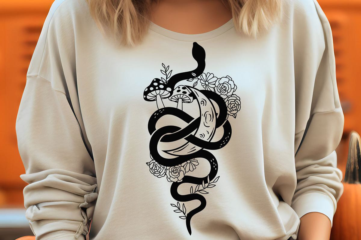 Floral Snakes SVG Collection, an Animal Illustration by TatianaCociorva (Photo 2 of 8)