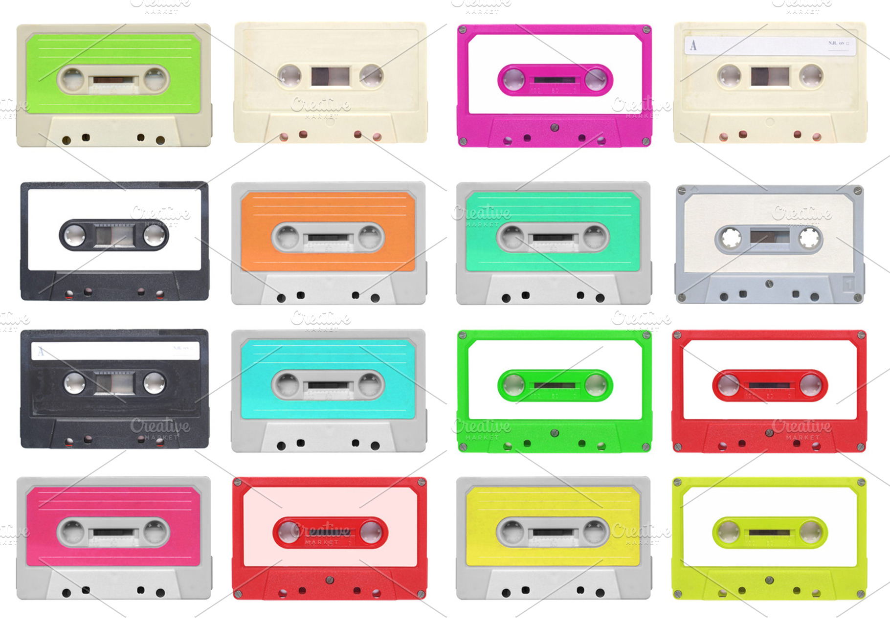Tape cassette featuring tape, cassette, and music