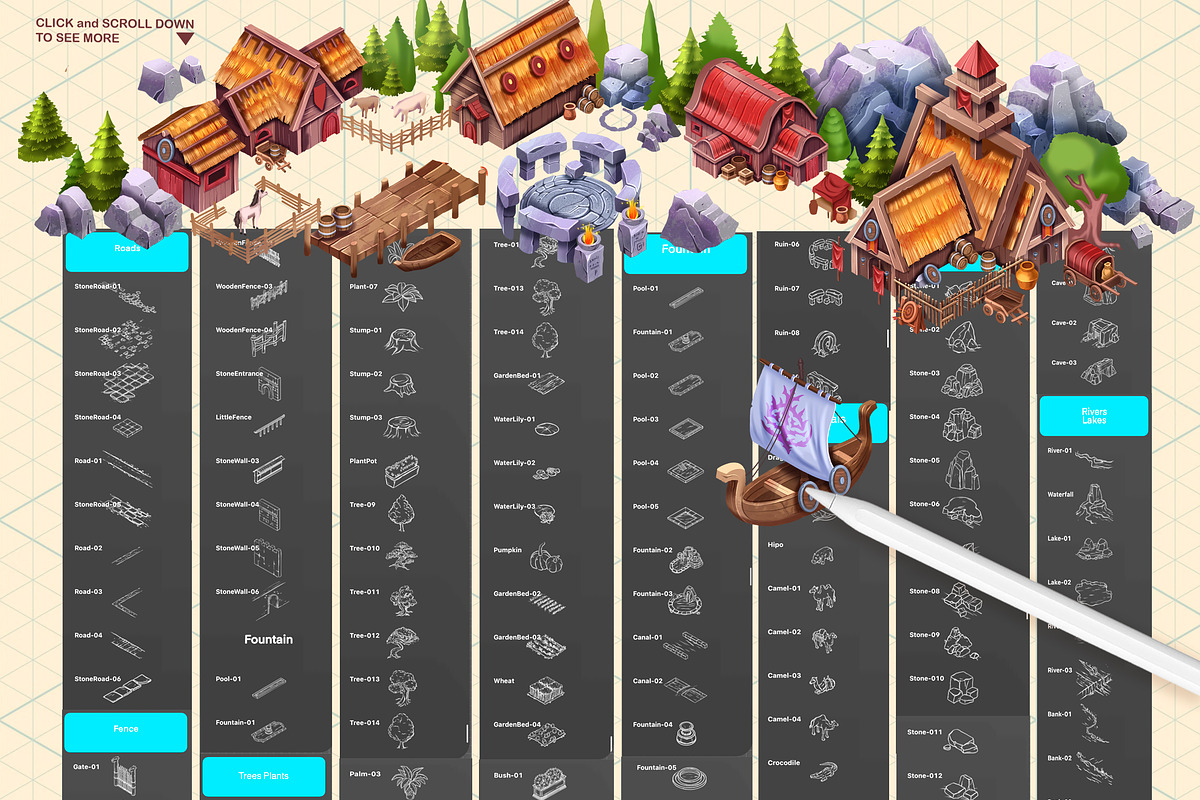 Isometric Map Creator - Civilization, a Brush Add-On by AlexandraArt (Photo 8 of 8)