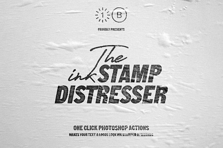 The Ink Stamp Distresser - One Click, an Action Add-On by One Click Boutique™
