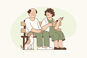 Vibrant Senior Life Illustration, an Object Graphic by Jump Studio (Thumbnail 7 of 12)