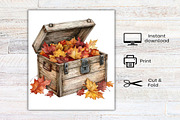Watercolor Fall Fishing Clipart PNG, a Seasonal Illustration by Canvas Craft (Thumbnail 8 of 8)