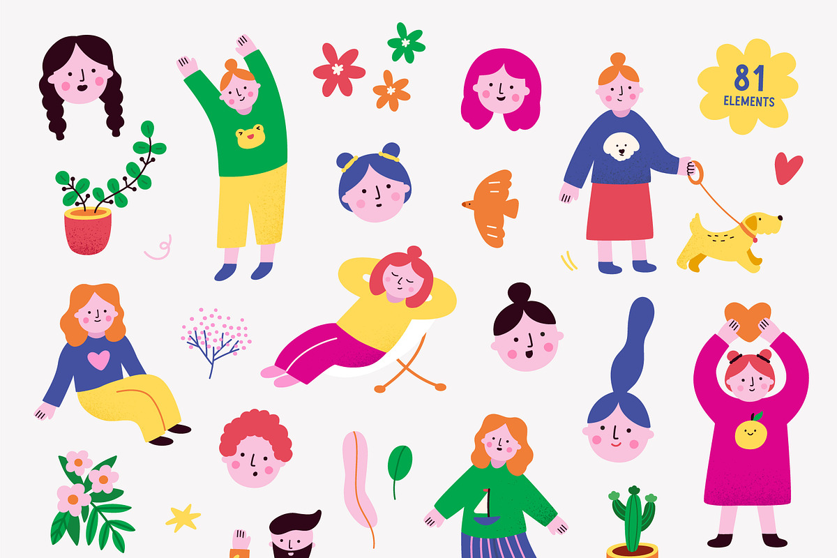 Fanciful persons | Playful font, a Sans Serif Font by JuliaVolkova (Photo 5 of 13)
