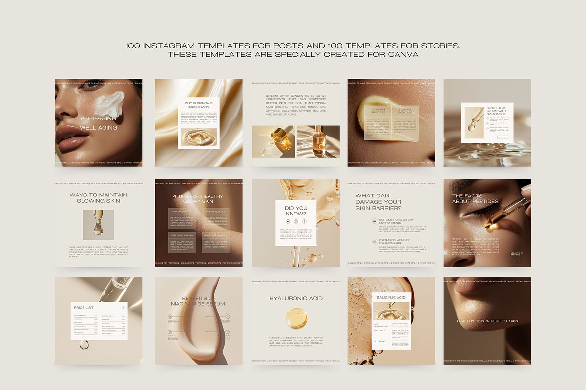 800 Beauty Instagram Content Kit, a Social Media Template by Instprofi | Studio Estimo (Photo 23 of 26)