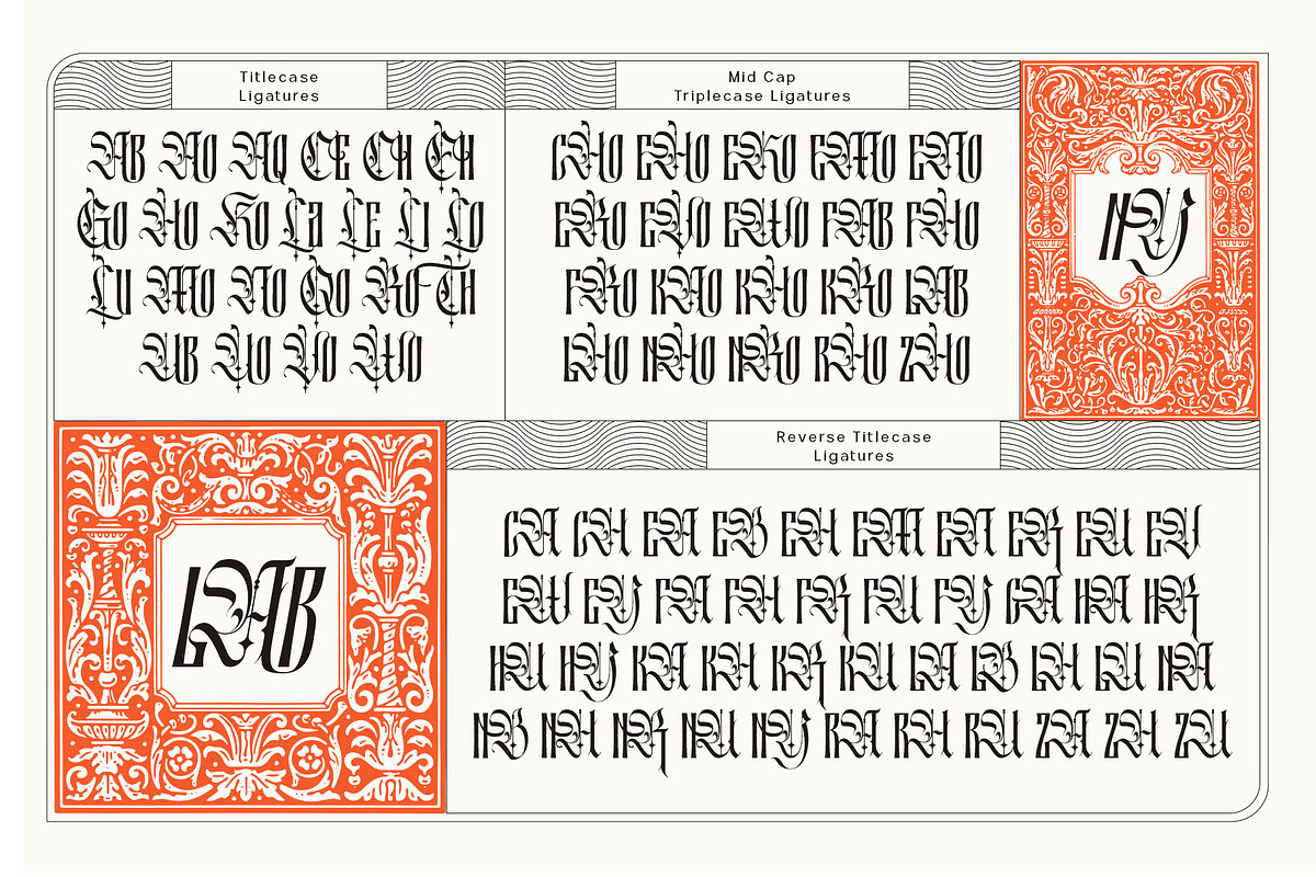 Runholdy Typeface, a Blackletter Font by alit design (Photo 6 of 15)