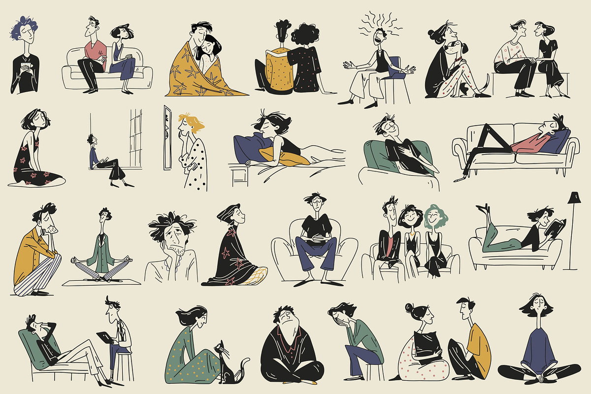 Mental Wellness: 50 Mindful Moments, a Person Illustration by Veyla (Photo 3 of 15)