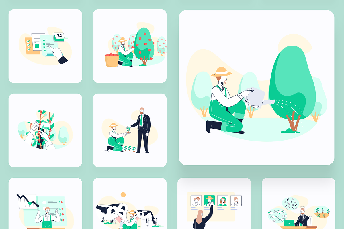 Agridaya - Agriculture Farming Pack, a Templates & Theme by Graphicdunk (Photo 2 of 5)