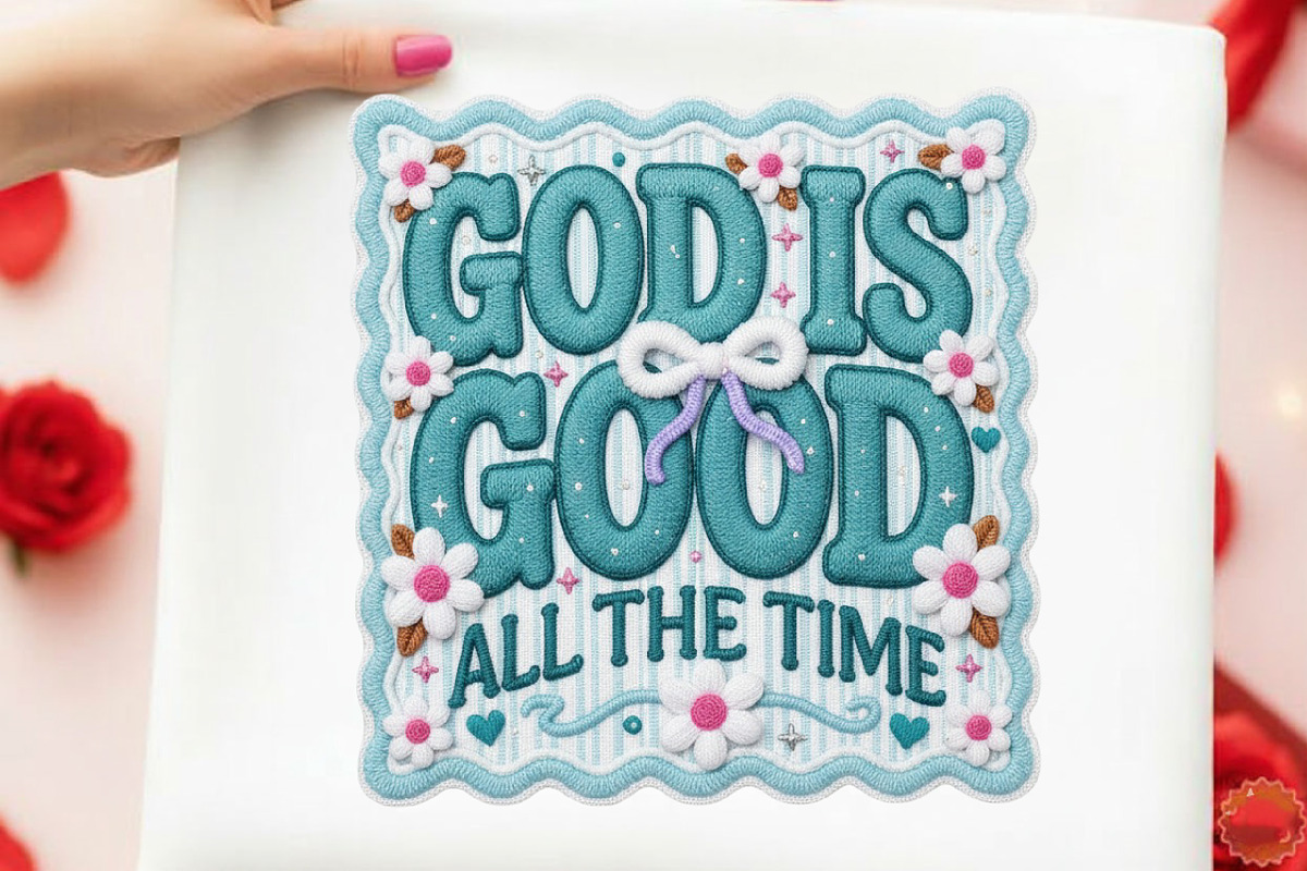 Faux Yarn God is Good Faith Shirt Pn, an Illustration by designcity5 (Photo 2 of 9)