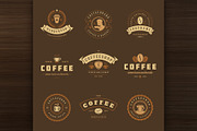 36 Coffee Logos and Badges, a Branding & Logo Template by Vasya Kobelev (Thumbnail 5 of 15)