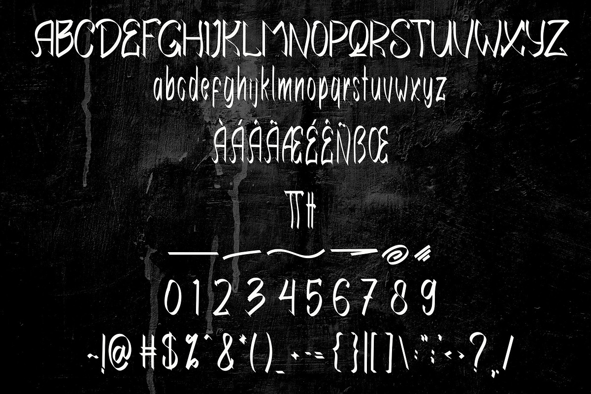 White Gift Brush Font, a Handwritten Font by NTC Graphic (Photo 7 of 8)