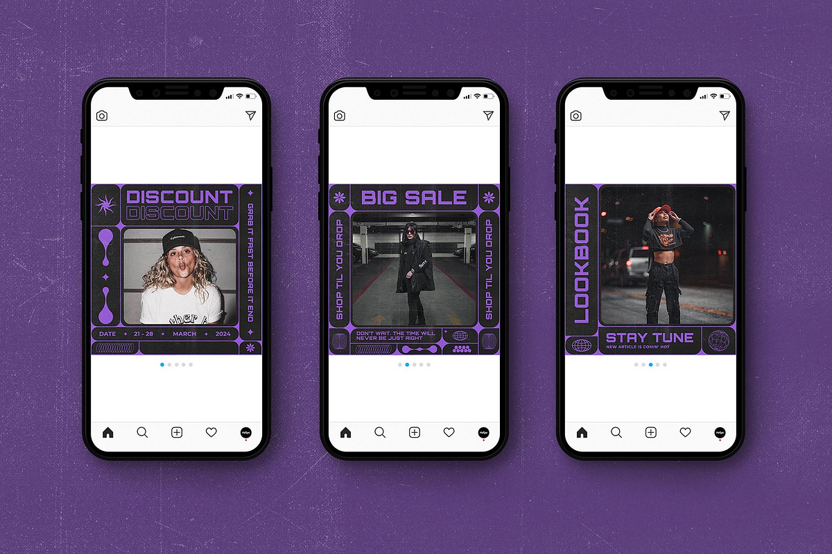 Pandora - Instagram Templates, a Social Media Template by Rakyu (Photo 6 of 7)