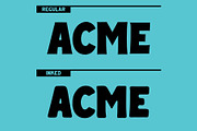 Acme Hand Font, a Font by Kern Club (Thumbnail 2 of 9)