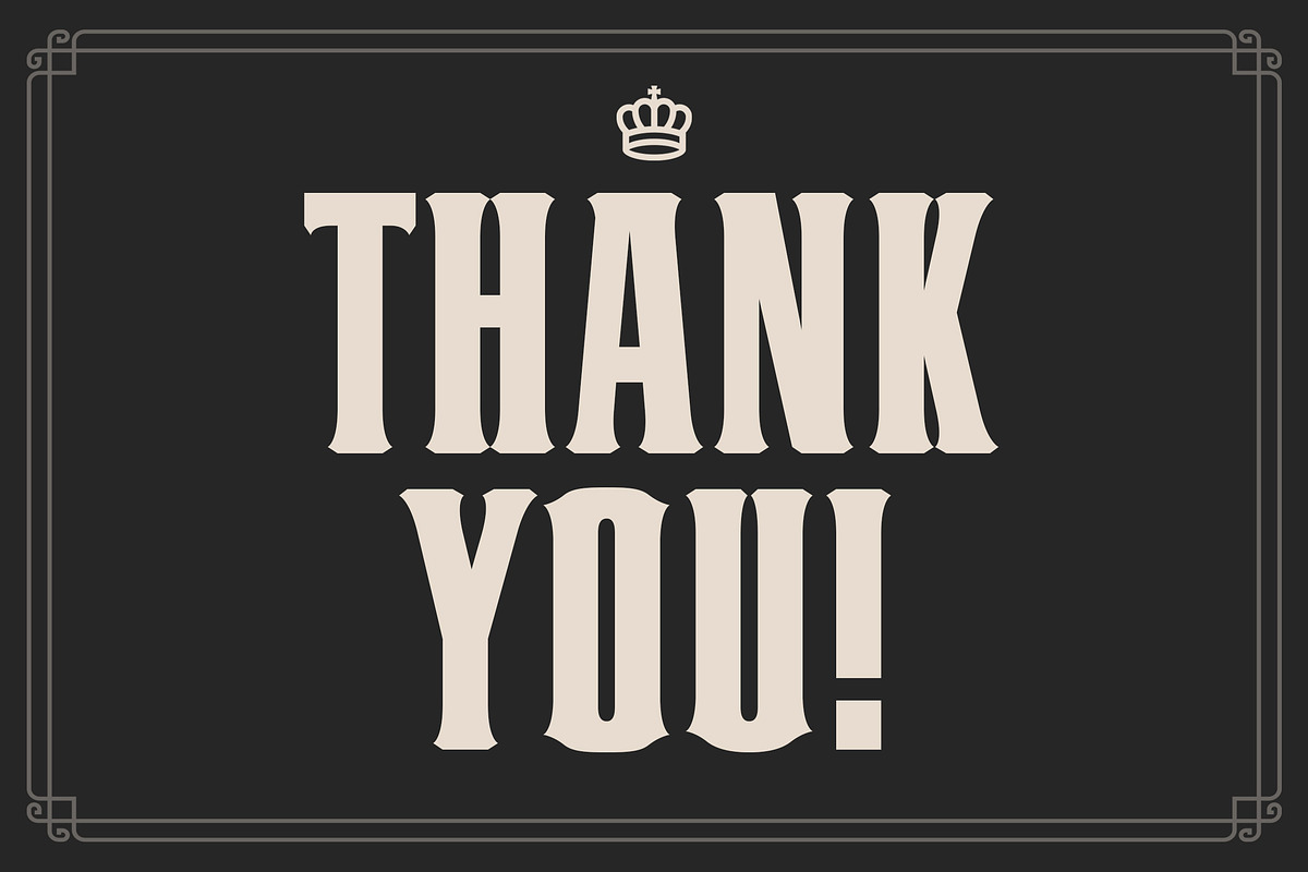 Royal Imperial Vintage Collage Font, a Serif Font by Blankids Studio (Photo 8 of 8)