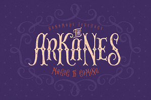 The Arkanes Handmade, a Handwritten Font by Gleb Guralnyk